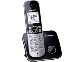 KX-TG6851SPB - Téléphone sans fil avec répondeur, noir