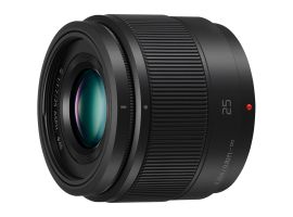 LUMIX H-H025E - Objectif 25 mm f/1,7-22 ASPH pour Micro-Four-Thirds, noir