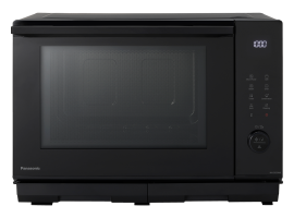 NN-DS59NBEPG - Combiné vapeur 4 en 1 avec micro-ondes, 27 litres, fonction vapeur, gril plat de 1 350 W et micro-ondes de 1 000 W, noir-acier inoxydable