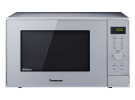 NN-GD36HMSUG - Four à micro-ondes avec grill, 1000W, 23 litres, technologie Inverter, plateau Steam+ pour la cuisson à la vapeur, argent