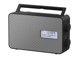 RF-D30BTEG-K - Radio DAB+, noir, Bluetooth, protection contre les éclaboussures IPX4