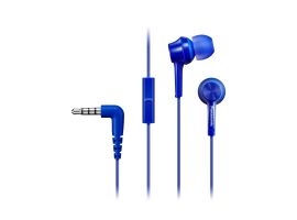 RP-TCM115E-A - Écouteurs intra-auriculaires, Headset, embouts interchangeables, bleu